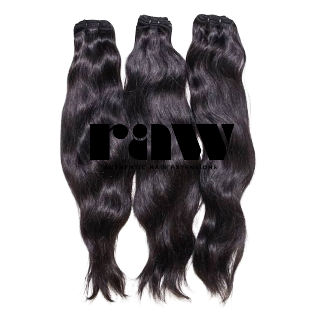 3 Bundle Package - Raw Indian Straight (Weft)